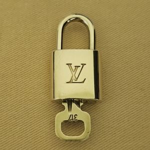Louis Vuitton Authentic Lock & Key Set Gold Tone